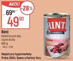 Globus Rinti konzerva pro psy nabídka