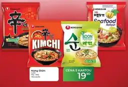 Tamda Foods Nong Shim nudle nabídka