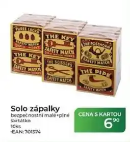 Tamda Foods Solo zápalky bezpečnostní malé plné Skrtátko nabídka