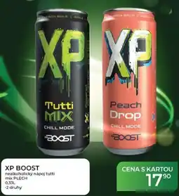 Tamda Foods XP BOOST nealkoholický nápoj tutti mix PLECH nabídka