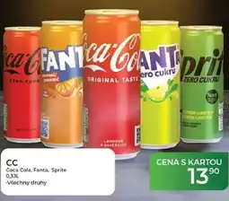 Tamda Foods CC Coca Cola, Fanta, Sprite nabídka