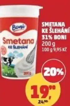 Penny Market Smetana ke šlehání 31% boni nabídka