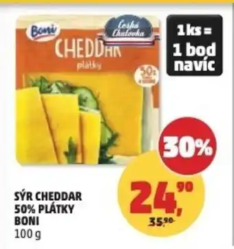 Penny Market Sýr cheddar 50% plátky boni nabídka