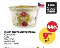 Penny Market Jogurt řecký karlova koruna nabídka