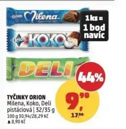 Penny Market Tyčinky orion nabídka