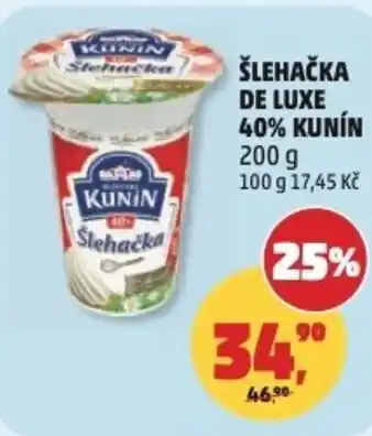 Penny Market Šlehačka de luxe 40% kunín nabídka