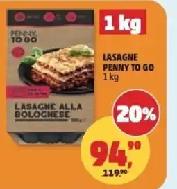 Penny Market Lasagne penny to go nabídka