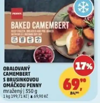 Penny Market Obalovaný camembert s brusinkovou omáčkou penny nabídka