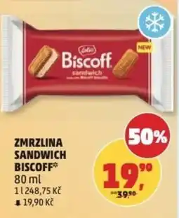 Penny Market Zmrzlina sandwich biscoff nabídka