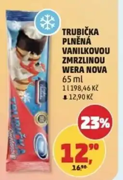Penny Market Trubička plněná vanilkovou zmrzlinou wera nova nabídka