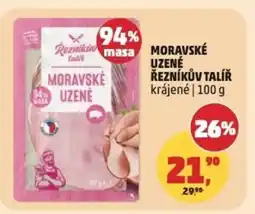 Penny Market Moravské uzené řezníkův talíř nabídka