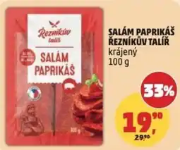 Penny Market Salám paprikáš řezníkův talíř krájený nabídka