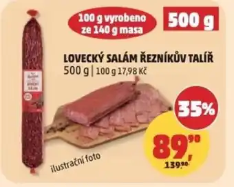 Penny Market Lovecký salám řezníkův talíř nabídka