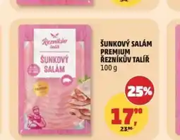 Penny Market Šunkový salám premium řezníkův talíř nabídka