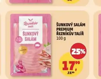 Penny Market Šunkový salám premium řezníkův talíř nabídka