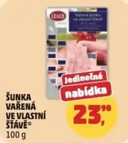 Penny Market Šunka vařená ve vlastní šťávě nabídka