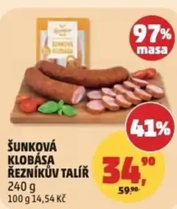 Penny Market Šunková klobása řezníkův talíř nabídka