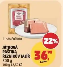 Penny Market Játrová paštika řezníkův talíř nabídka