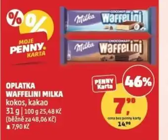 Oplatka waffelini milka