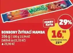 Penny Market Bonbony žvýkací mamba nabídka