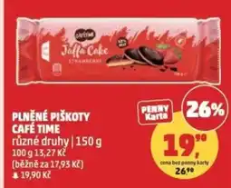 Penny Market Plněné piškoty café time nabídka