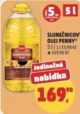 Penny Market Slunečnicový olej penny nabídka