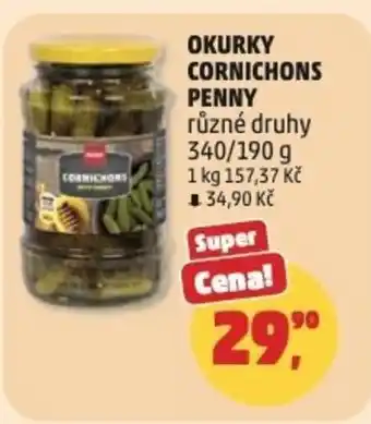 Penny Market Okurky cornichons penny nabídka