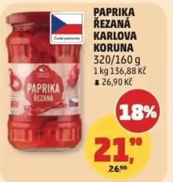 Penny Market Paprika řezaná karlova koruna nabídka