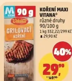 Penny Market Koření maxi vilana nabídka