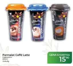 Tamda Foods Parmalat Caffé Latte Cappuccino nabídka