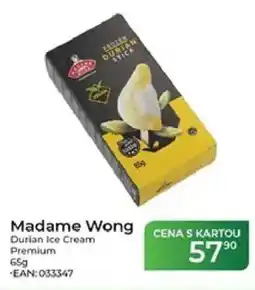 Tamda Foods Madame Wong Durian Ice Cream Premium nabídka
