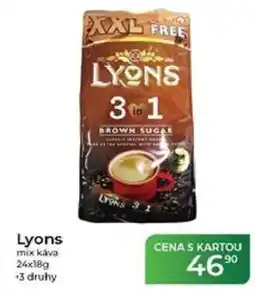 Tamda Foods Lyons mix káva nabídka