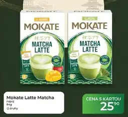 Tamda Foods Mokate Latte Matcha nápoj nabídka