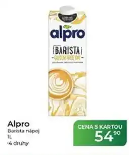 Tamda Foods Alpro Barista nápoj nabídka