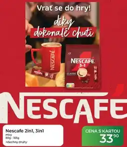 Tamda Foods Nescafe 2in1, 3in1 mixy nabídka