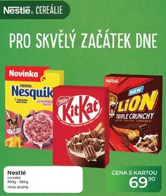 Tamda Foods Nestlé cereálie nabídka