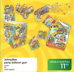 Tamda Foods JohnyBee party balloon gun candy nabídka