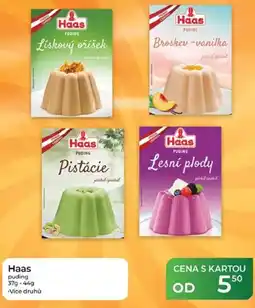Tamda Foods Haas puding nabídka