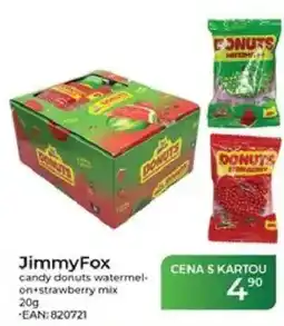Tamda Foods JimmyFox candy donuts watermel on strawberry mix nabídka