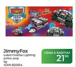 Tamda Foods JimmyFox cukro+hračka Lighting police jeep nabídka