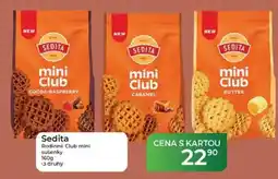 Tamda Foods Sedita Rodinné Club mini sušenky nabídka