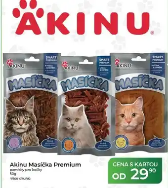Tamda Foods Akinu Masíčka Premium pamlsky pro kočky nabídka