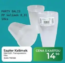Tamda Foods Sapler Kelímek 10KS Transparentni nabídka