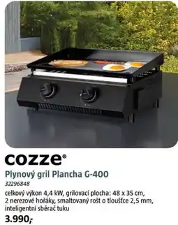 Bauhaus cozze Plynový gril Plancha G-400 nabídka