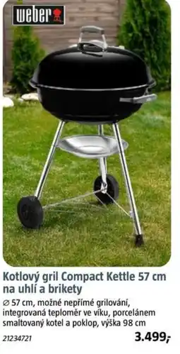 Bauhaus Kotlový gril Compact Kettle na uhlí a brikety nabídka