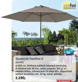 Bauhaus Slunečník Trentino II nabídka