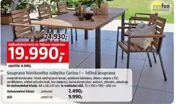 Bauhaus Souprava hliníkového nábytku Carina | -7dílná souprava nabídka