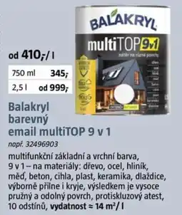 Bauhaus Balakryl barevný email multiTOP 9 v 1 nabídka