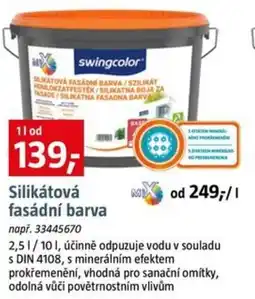 Bauhaus Silikátová fasádní barva nabídka