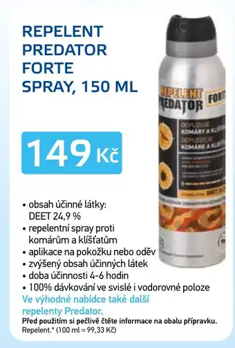 Repelent Predator forte spray